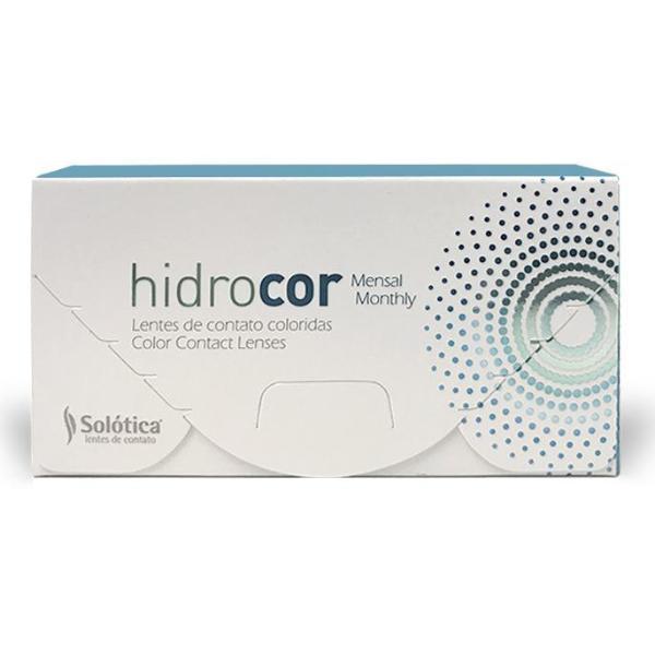 Solotica Hidrocor contact lens vials and case.
