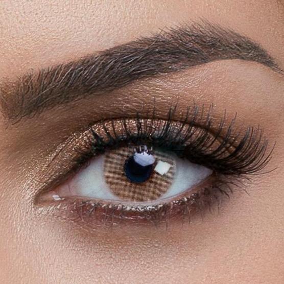 Hidrocor Ocre colored contacts by Solotica