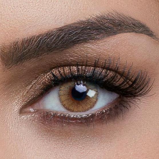 Natural Colors Avela with power colored contacts by Solotica