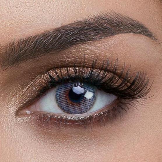 Natural Colors Grafite with power colored contacts by Solotica