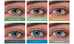 Aquarella Arara Blue quarterly lenses by Solotica®