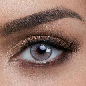 Natural Colors Ice with power colored contacts by Solotica